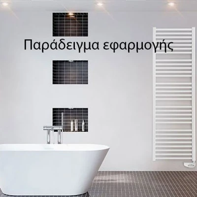 Πετσετοκρεμάστρα μπάνιου Stiebel eltron BHE 50 PLUS 500W 55x81.5x10.5cm με φωτιζόμενη LCD οθόνη