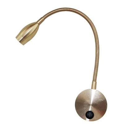 Επίτοιχο φωτιστικό Led σε χρυσό χρώμα 3W 210Lm 4000K ενδιάμεσο φως με δυνατότητα περιστροφής Επίτοιχο φωτιστικό Led σε χρυσό χρώμα 3W 210Lm 4000K ενδιάμεσο φως με δυνατότητα περιστροφής