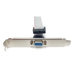 Adapter POWERTECH DB15 αρσενικό σε 16PIN flat καλώδιο με βάση