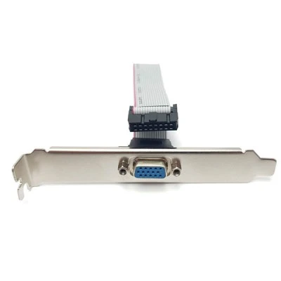 Adapter POWERTECH DB15 αρσενικό σε 16PIN flat καλώδιο με βάση