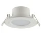 Led σποτ μπάνιου λευκό στρογγυλό χωνευτό 6W 230V 3000k θερμό φως 120° 450lm στεγανό IP54