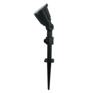Led φωτιστικό κήπου καρφωτό μαύρο 6W 6000k ψυχρό λευκό φως 500lm στεγανό IP54