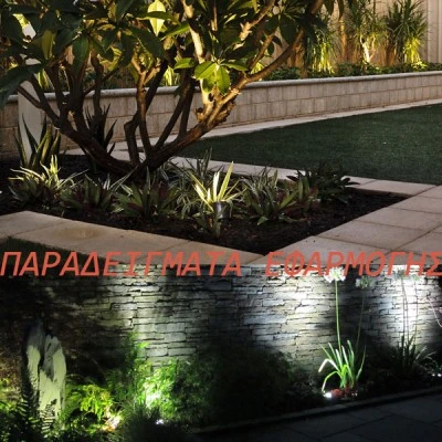 Φωτιστικό σποτ κήπου-συντριβανιού πλαστικό μαύρο με πασαλάκι για λάμπες GU10 230V στεγανό IP65