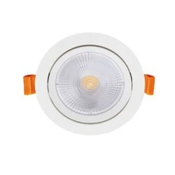 Led σποτ μπάνιου κινητό λευκό στρογγυλό χωνευτό 5W 230V 6000k ψυχρό φως 24° 330lm στεγανό IP44