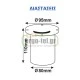 ΦΩΤΙΣΤΙΚΟ ΔΑΠΕΔΟΥ LED ΓΙΑ ΠΑΡΚΙΝΓΚ 1 ΔΕΣΜΗΣ 2,6W 230V 220Lm ΨΥΧΡΟ ΛΕΥΚΟ 6000k ΣΤΕΓΑΝΟ ΙΡ65