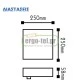 LED πλακάκι δαπέδου τετράγωνο 24VDC με 147 LED 8W μπλε φως στεγανό ΙΡ66 LED πλακάκι δαπέδου τετράγωνο 24VDC με 147 LED 8W μπλε φως στεγανό ΙΡ66