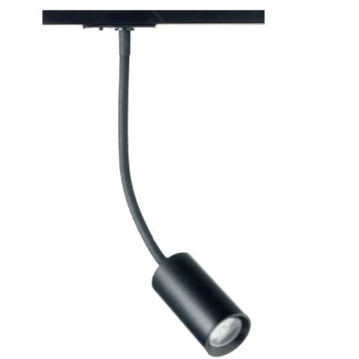 Σποτ led ράγας 2 καλωδίων μαύρο 10W 230V 3000k θερμό λευκό φως 850lm δέσμης 24° Σποτ led ράγας 2 καλωδίων μαύρο 10W 230V 3000k θερμό λευκό φως 850lm δέσμης 24°