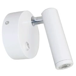 Led φωτιστικό σποτ Inyoka λευκό επίτοιχο 3W 4000k ενδιάμεσο λευκό φως για ξενοδοχεία