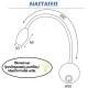 Απλίκα Led Luminaire inyoka λευκή επίτοιχη 3W 3000k θερμό λευκό φως με βραχίονα σπιράλ Απλίκα Led Luminaire inyoka λευκή επίτοιχη 3W 3000k θερμό λευκό φως με βραχίονα σπιράλ