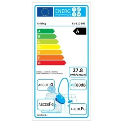Ηλεκτρικό σκουπάκι χειρός LAFET ST-234 600W με σύστημα φιλτραρίσματος σε 3 στάδια