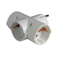 Ταφ σούκο 3 εξόδων (σταυρός) κάθετο λευκό 3500W 220-240V