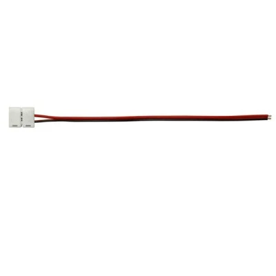 Συνδετήρας 2 καλωδίων για ταινία LED 8mm μονόχρωμη