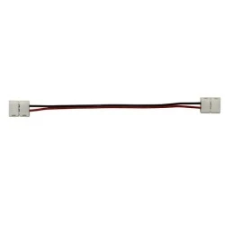 Συνδετήρας διπλός 2 καλωδίων για ταινία LED 10mm μονόχρωμη