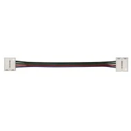 Συνδετήρας διπλός 4 καλωδίων για ταινία LED 10mm RGB εναλλαγής χρωμάτων