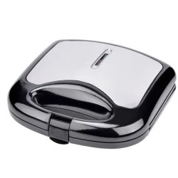 Τοστιέρα SW-200 750W Inox με αντικολλητικές πλάκες και φωτεινή ένδειξη λειτουργίας