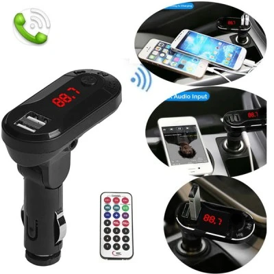 Car FM Transmitter T26 1A 12-24V με LCD οθόνη USB SD με μεγάλη και ευανάγνωστη οθόνη Car FM Transmitter T26 1A 12-24V με LCD οθόνη USB SD με μεγάλη και ευανάγνωστη οθόνη