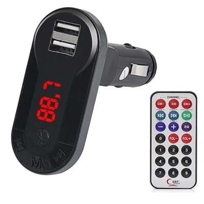 Car FM Transmitter T26 1A 12-24V με LCD οθόνη USB SD με μεγάλη και ευανάγνωστη οθόνη Car FM Transmitter T26 1A 12-24V με LCD οθόνη USB SD με μεγάλη και ευανάγνωστη οθόνη