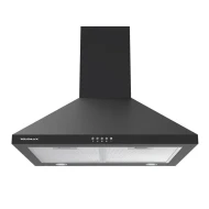 Απορροφητήρας κουζίνας καμινάδα 60cm Telemax TD0860 μαύρο με ροή 500m³/h πλάτος 60cm