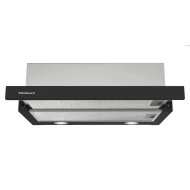 Απορροφητήρας κουζίνας συρόμενος 60cm Telemax TH0460 μαύρος με ροή 350m³/h