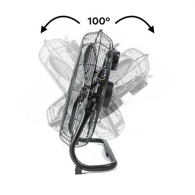 Βιομηχανικός ανεμιστήρας δαπέδου Telemax FE-45A1 120W μαύρος 45cm 91m³/min Βιομηχανικός ανεμιστήρας δαπέδου Telemax FE-45A1 120W μαύρος 45cm 91m³/min