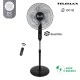 Ανεμιστήρας Επιδαπέδιος Telemax DC12 Μαύρος 40cm - 30W DC Μοτέρ & Διπλή Φτερωτή ( FS40-DC12 )