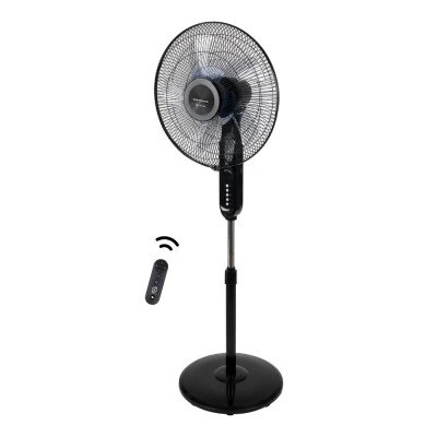 Ανεμιστήρας Επιδαπέδιος Telemax DC12 Μαύρος 40cm - 30W DC Μοτέρ & Διπλή Φτερωτή ( FS40-DC12 )