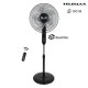 Ανεμιστήρας Επιδαπέδιος Telemax DC12 Μαύρος 40cm - 30W DC Μοτέρ & Διπλή Φτερωτή ( FS40-DC12 )