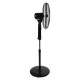 Ανεμιστήρας Επιδαπέδιος Telemax DC12 Μαύρος 40cm - 30W DC Μοτέρ & Διπλή Φτερωτή ( FS40-DC12 )