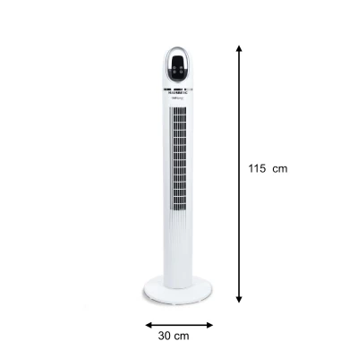 Ανεμιστήρας πύργος Hausberg HB-5958AB λευκός 115cm - 55W