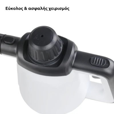 Ατμοκαθαριστής xειρός Telemax Nimbus 1200W CB-02A μαύρο-λευκό δοχείο 450ml 3.5b 33x20x15.6 cm