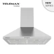 Απορροφητήρας κουζίνας καμινάδα 60cm Telemax TD0860 Inox με ροή 500m³/h πλάτος 60cm