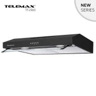 Απορροφητήρας κουζίνας ελεύθερος 60cm Telemax TF2360 μαύρος