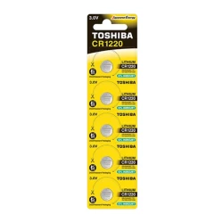 Μπαταρία Λιθίου TOSHIBA CR1220 3V 5 τεμ.(CR1220 CP-5C)