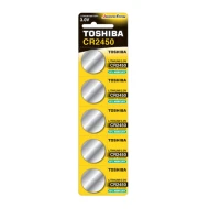 Μπαταρία Λιθίου TOSHIBA CR2450 3V 5 τεμ.(CR2450 CP-5C)