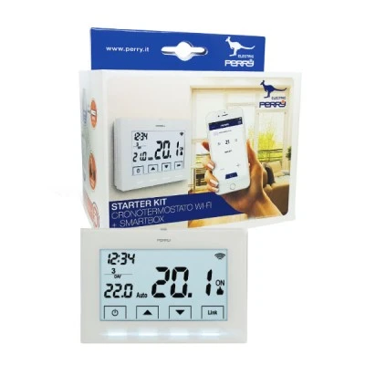 Ηλεκτρονικός χρονοθερμοστάτης Perry 1TX CR028 Wi-fi εβδομαδιαίος τροφοδοσίας 3V