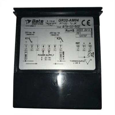 Θερμοστάτης ηλεκτρονικός με 2 ρελέ 9-24V -99+990°C BETA GR32-AM04