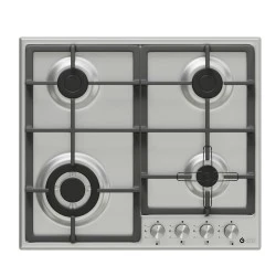 Εστία αερίου TGS 9021 IX με μαντεμένιες σχάρες & θερμικά ασφαλείας