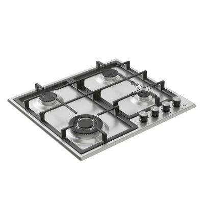 Εστία αερίου TGS 9021 IX με μαντεμένιες σχάρες & θερμικά ασφαλείας