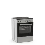 Ηλεκτρική κουζίνα  TGS CER600 S με 4 κεραμικές εστίες και 6 τρόπους ψησίματος 60lt