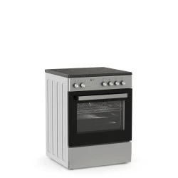 Ηλεκτρική κουζίνα  TGS CER600 S με 4 κεραμικές εστίες και 6 τρόπους ψησίματος 60lt
