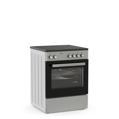Ηλεκτρική κουζίνα  TGS CER600 S με 4 κεραμικές εστίες και 6 τρόπους ψησίματος 60lt