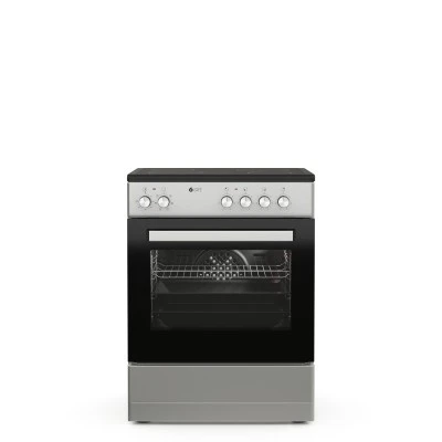 Ηλεκτρική κουζίνα  TGS CER600 S με 4 κεραμικές εστίες και 6 τρόπους ψησίματος 60lt