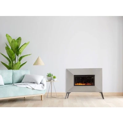 Σόμπα υγραερίου TGH-11A LOGS με θερμική ισχύ 10.5KW  & κατανάλωση 780gr/h σε μαύρο χρώμα