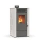 Σόμπα PELLET GSP 6 θερμική ισχύς  2,2-6,16 kw με ρύθμιση ανεμιστήρα σε 5 επίπεδα σε εκρού χρώμα μέγιστη κάλυψη 114τ.μ.