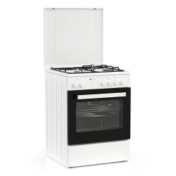 Κουζίνα μικτή TGS 3501 λευκή 3,7 kW με 3 εστίες αερίου, 1 ηλεκτρική εστία & ηλεκτρικό φούρνο 56lt διαστάσεις 60×83×60cm
