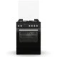 Κουζίνα μικτή TGS 3531 μαύρη 3,7 kW με 3 εστίες αερίου, 1 ηλεκτρική εστία & ηλεκτρικό φούρνο 60lt διαστάσεις 60×83×61cm