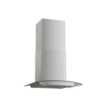 απορροφητήρας καμίνι TGC 1160 GL 60cm inox γυαλί με απορροφητικότητα 700m³/h & φίλτρο αλουμινίου Μ60xΥ43-65xΠ45cm