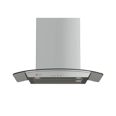 απορροφητήρας καμίνι TGC 1160 GL 60cm inox γυαλί με απορροφητικότητα 700m³/h & φίλτρο αλουμινίου Μ60xΥ43-65xΠ45cm