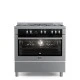 Ημιεπαγγελματική κουζίνα αερίου TGS PRO 2090 Full INOX IX με φούρνο 89lt & 5 εστίες αερίου 89,8×91×62,8 cm