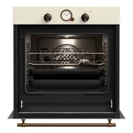 Εντοιχιζόμενος φούρνος αερίου TGS 5533 BEIGE MULTIGAS άνω πάγκου 54lt μπεζ για υγραέριο LPG ή φυσικό αέριο NG 60×60×57 cm